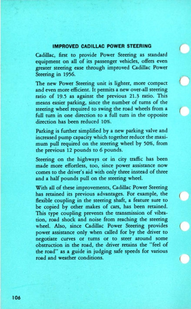 1956 Cadillac Salesmans Data Book Page 32